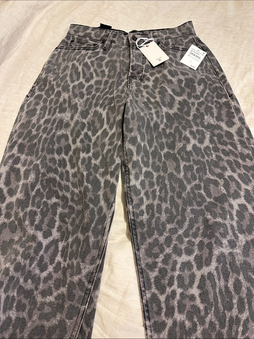 NWT Good Barrel Leopard Jeans - Picture 5 of 6
